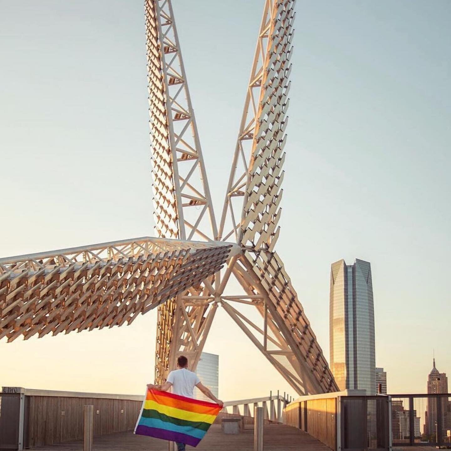 OKC, it&rsquo;s time to stake our&nbsp;claim where it all began. 🏳️&zwj;🌈💜🏳️&zwj;⚧️
The inaugural downtown OKC Pride Festival will be hosted in Scissortail Park June 25th - 27th, 2021. The 2021 Pride Festival and Parade will mark the first time for both the Pride Festival and Parade to be held in the core of the city in Downtown. The parade will begin on West Sheridan at North Shartel and turn south onto Hudson. It will continue south on Hudson and will end at Scissortail Park.
This historic event will encompass music, film, and art in a way the state has never seen before. Elements of the festival will also be presented in a virtual format for those who aren&rsquo;t comfortable attending the in-person events this June.
&ldquo;We warmly welcome the Pride Festival to Scissortail Park and are looking forward to all the fun and festivities it will bring to the Park and downtown,&rdquo; said Maureen Heffernan, CEO of @myriadgardens and @scissortailpark
We&rsquo;re grateful for city